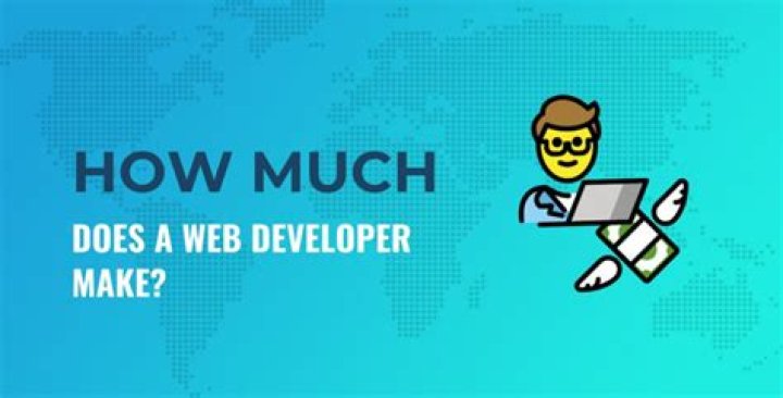 How much money does the average web developer make?