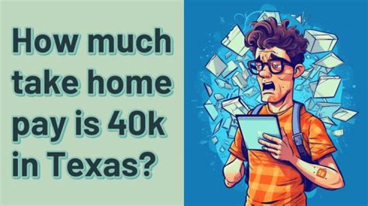 How much take home pay is 40k?