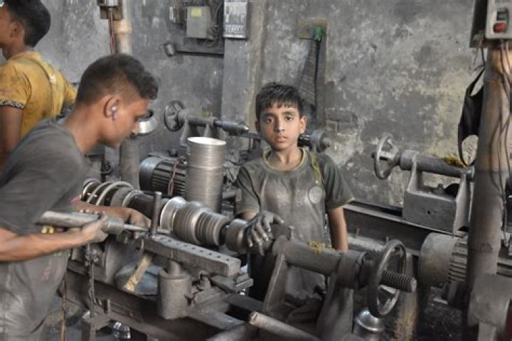 How much were children paid working in factories?