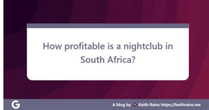How profitable is a nightclub?