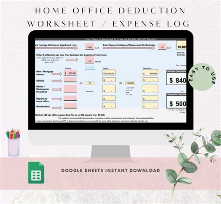 How to calculate Home Office on form 8829?