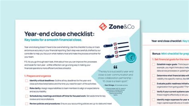 How to create a year end close template?