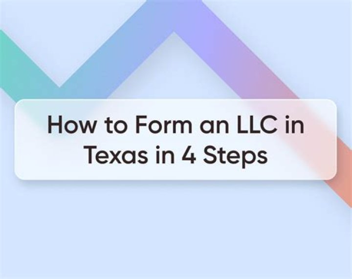 How to form a limited liability company in Texas?