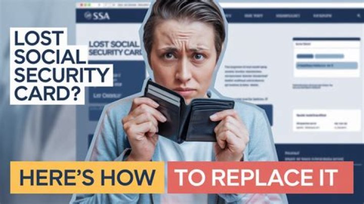 How to retrieve a lost Social Security number?