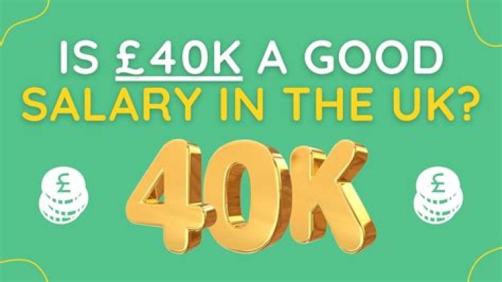 Is 40k a good salary for a single person?