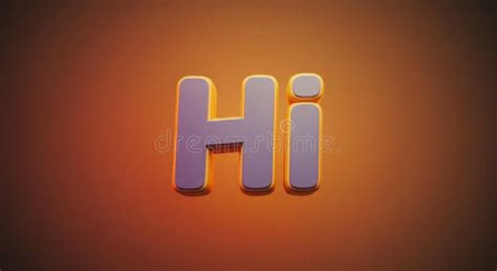 Is Hi a real word?
