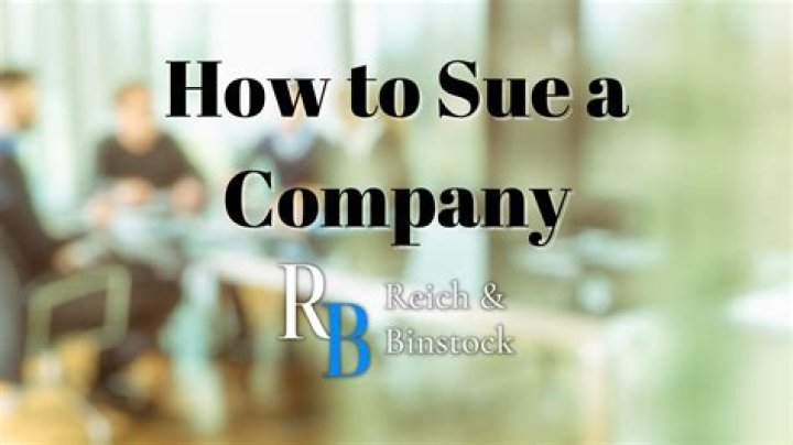 Is it worth it to sue a company?