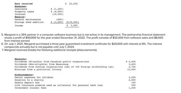 Is rent received capital?