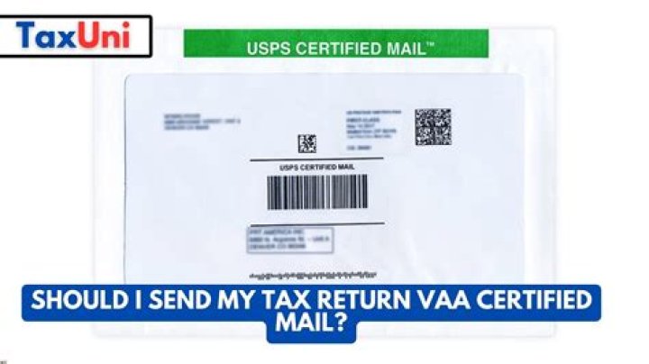 Should I send my amended tax return certified mail?