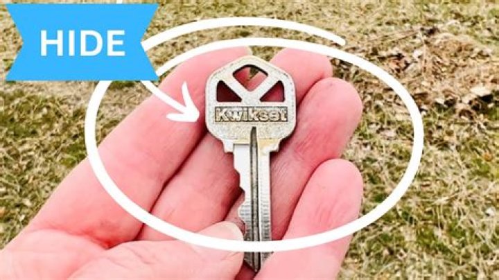Should you hide a key outside?