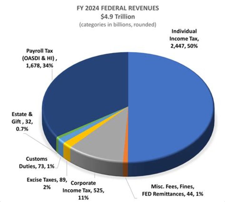 What are examples of federal revenue?