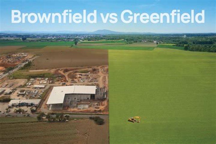 What are green fields in business?