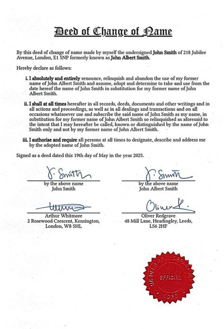 What are my rights if my name is not on a deed UK?