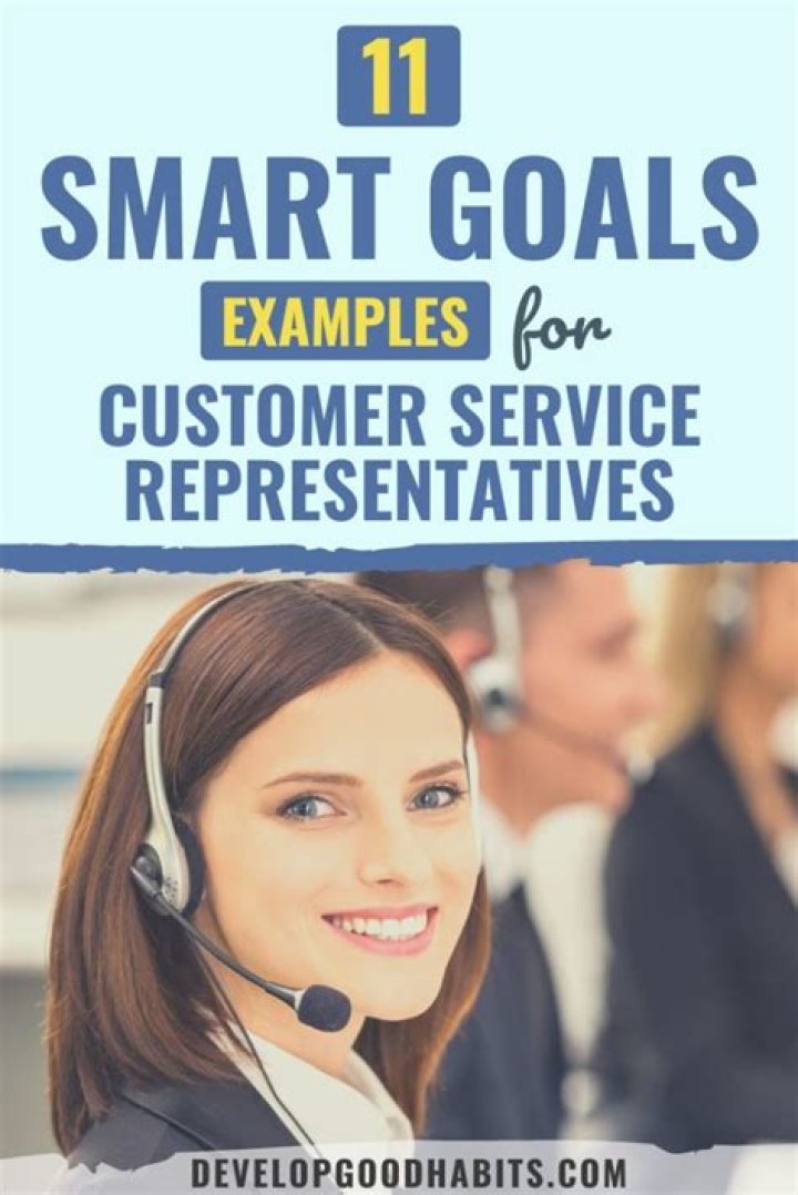 What are some goals for customer service?