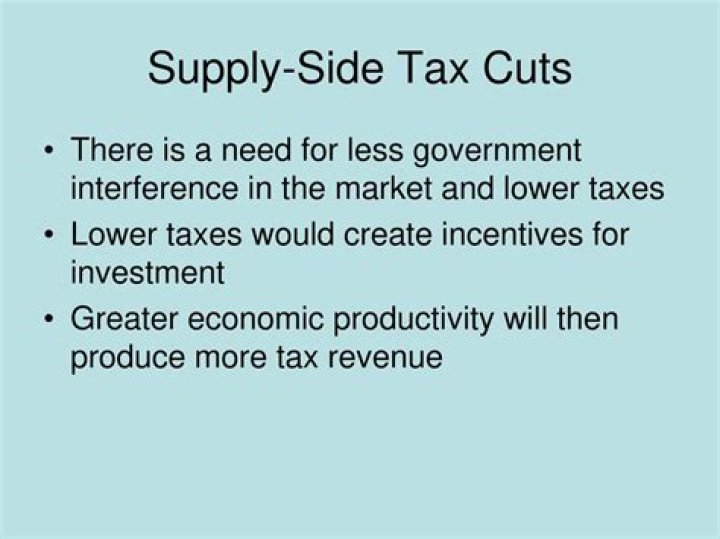 What are supply-side tax cuts?