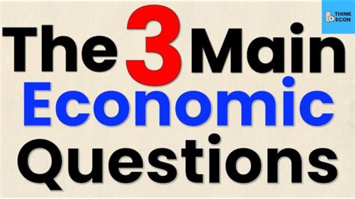 What are the 3 basic Econ questions?