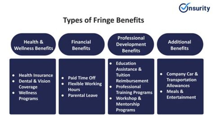 What are the 7 fringe benefits?