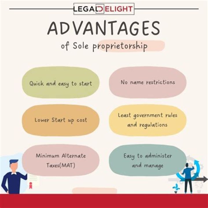 What are the advantages and disadvantages of a single proprietorship?