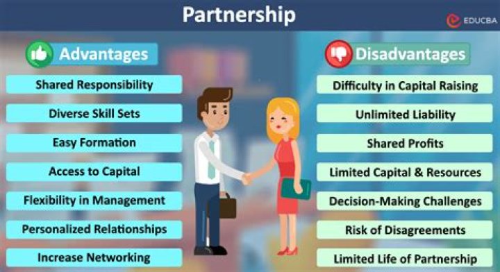 What are the advantages and disadvantages of partnership?
