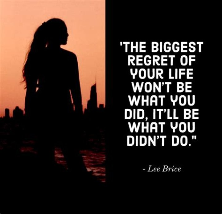What are the biggest life regrets?