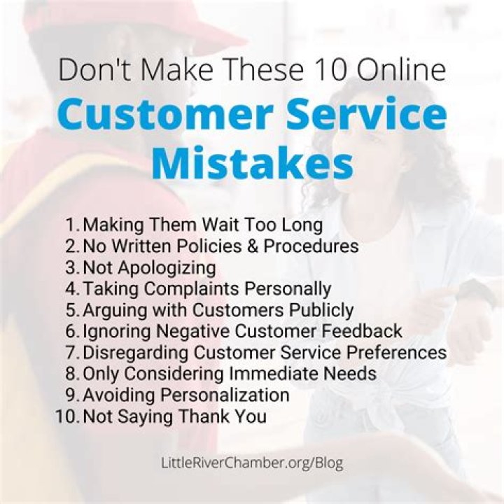 What are the biggest mistakes in customer service?