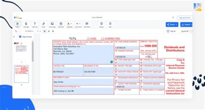 What are the different types of 1099 forms?