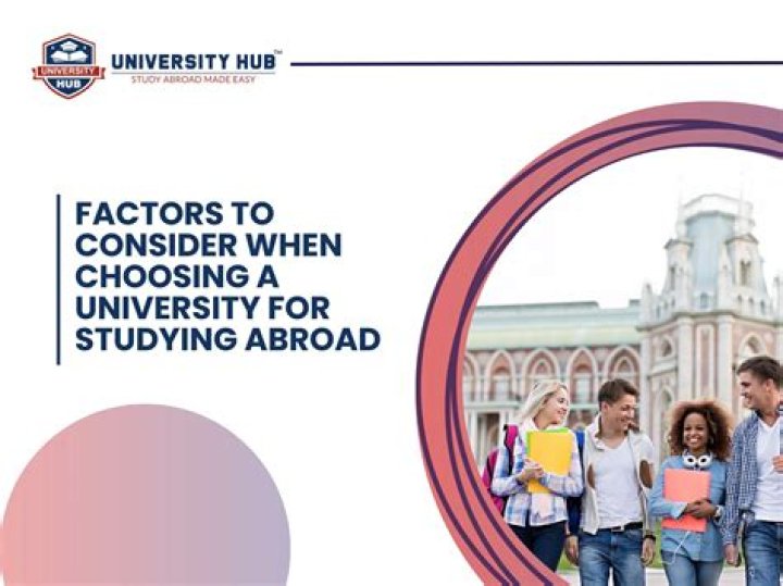 What are the factors to consider when choosing a university?