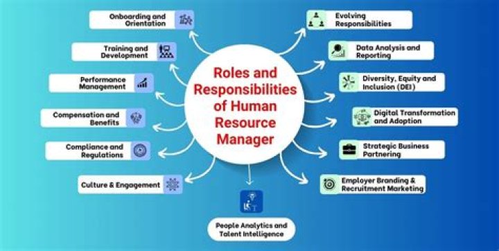 What are the functional roles of the human resource department?