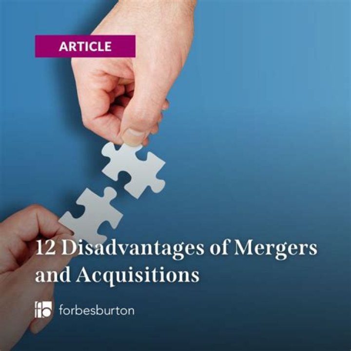 What are the major advantages and disadvantages of mergers and acquisitions?