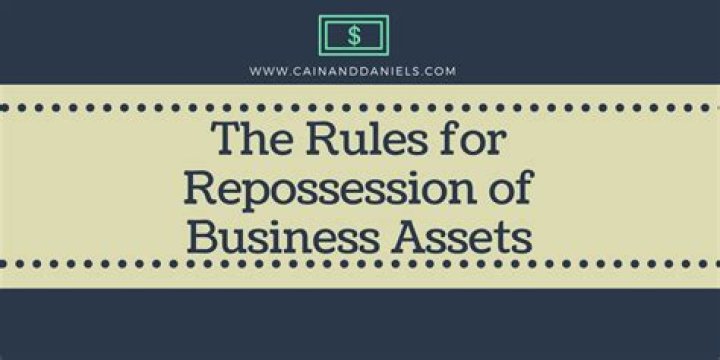 What are the rules for repossession?