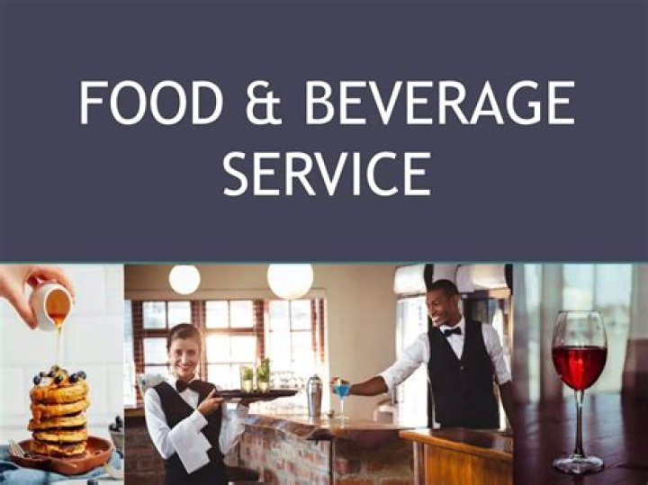 What are the section of food and beverage department?