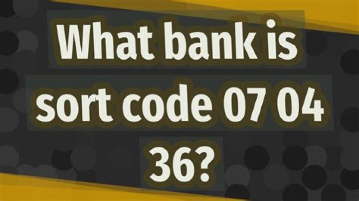 What bank is sort code 600927?