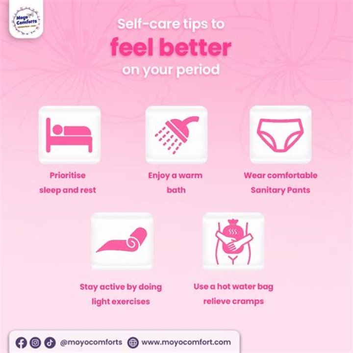 What can make you feel better on your period?