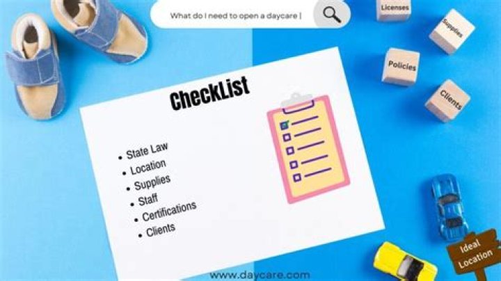 What do I need to open a daycare?