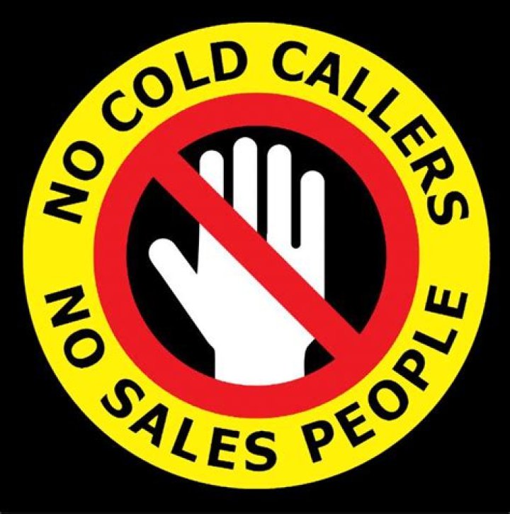 What do you say to cold callers?