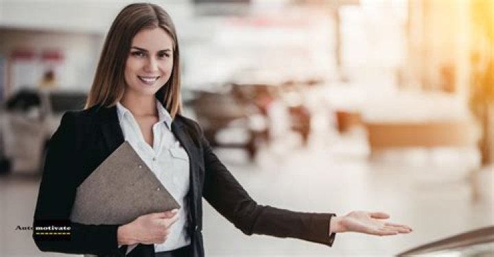 What does a car salesperson do?