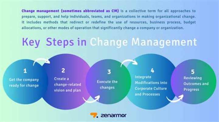 What does a change management director do?