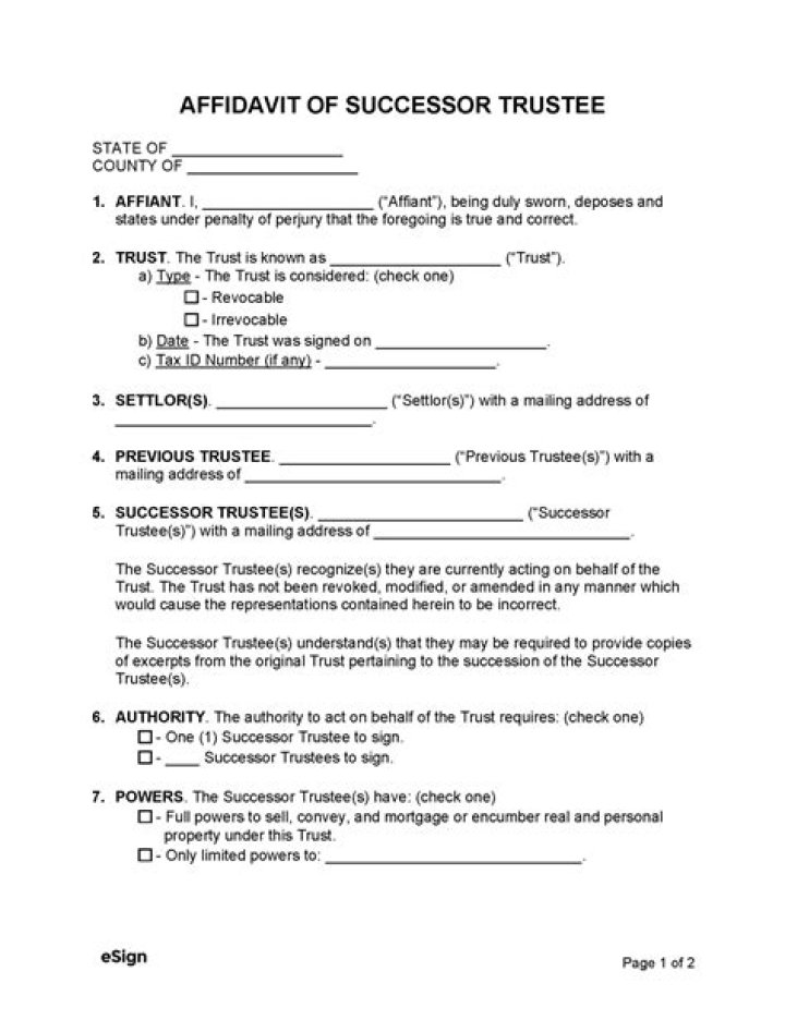 What does it mean to be co-trustee of a trust?