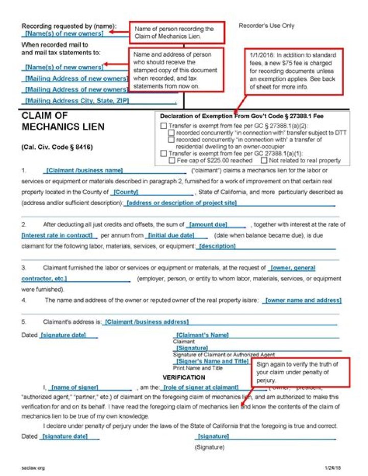 What does no liens on title mean?