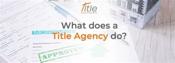 What does title Agency do?