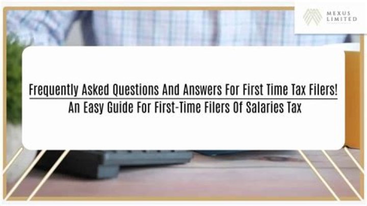 What form should a first time tax filer use?