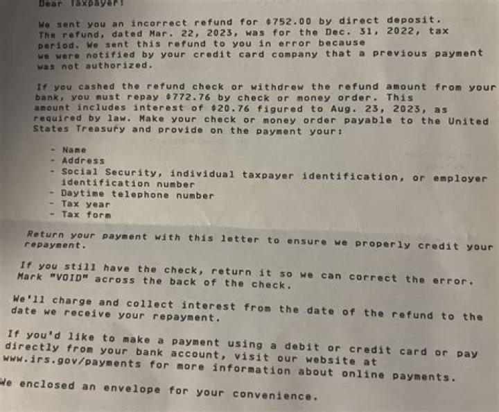 What happens if I sent my IRS payment to the wrong address?