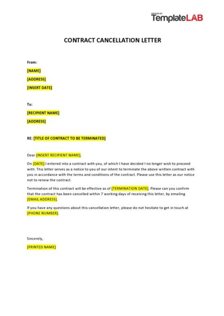What happens if you cancel a House contract?