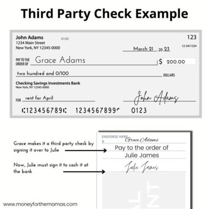 What is a 3rd party check?