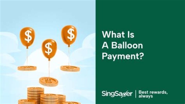 What is a balloon payment at the end of a purchase agreement?