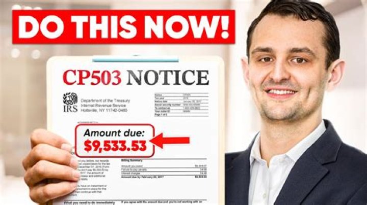 What is a CP503 notice from IRS?