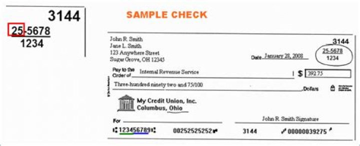 What is a fractional number on check?