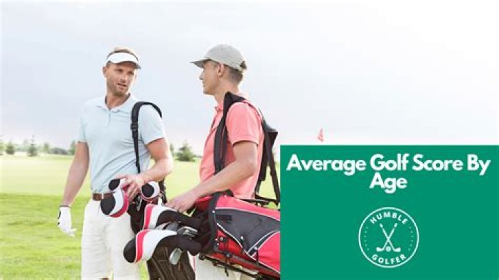 What is a good average golf score?