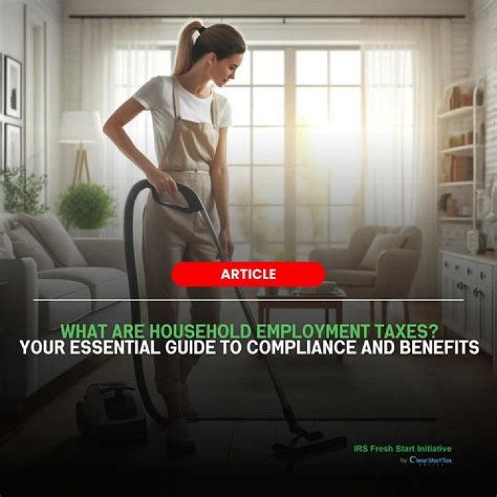 What is a household employee for tax purposes?