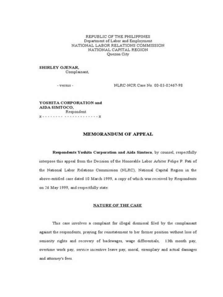 What is a memorandum lien?